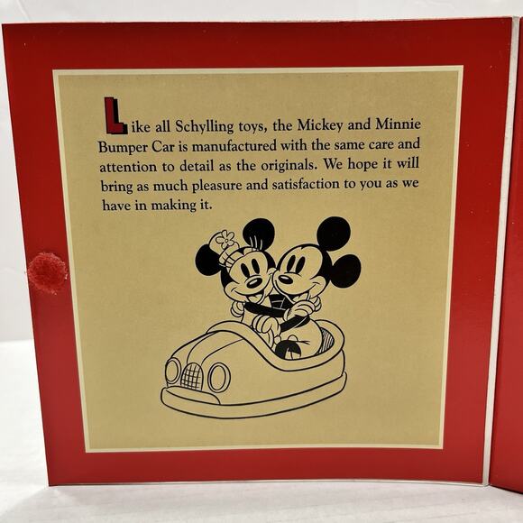 NIB MICKEY & Minnie Bumper Cars Battery Operated Toy: DISNEY Retro Collection - Picture 4 of 6